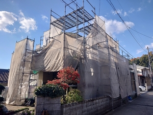 「福山市　住宅塗替え　外壁塗装」の画像