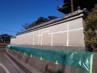 「福山市内　塀　塗り替え」の画像