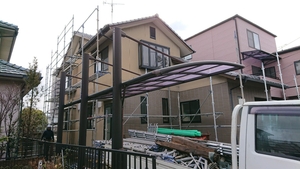 「広島県福山市南蔵王町　住宅塗り替え工事」の画像