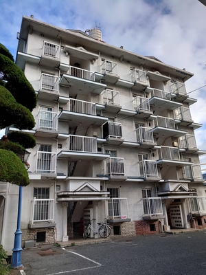 「府中市　マンション外壁リフォーム工事」の画像