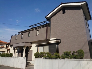 「三原市　Ｏ様邸　外壁塗り替え工事完了」の画像