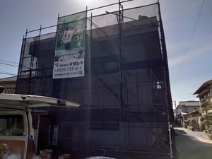 「福山市神辺町　外壁塗装　外壁塗替え」の画像