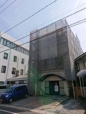 「福山市　病院様外壁塗り替え　防水工事」の画像