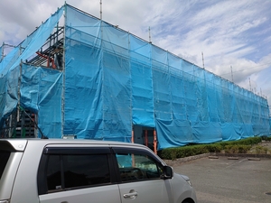 「広島県尾道市　アパート外壁塗り替え工事」の画像