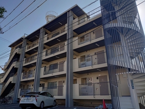 「岡山市　マンション塗り替え工事完了」の画像