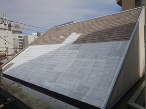 「福山市　K様邸　屋根塗り替え工事」の画像