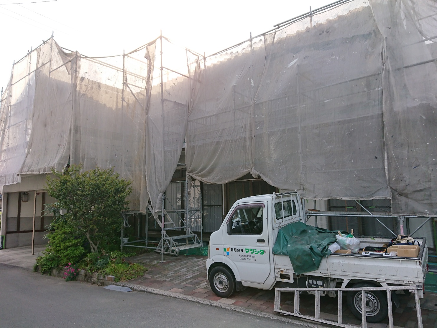 「福山市新市町　F様邸　外壁塗り替え工事」の画像