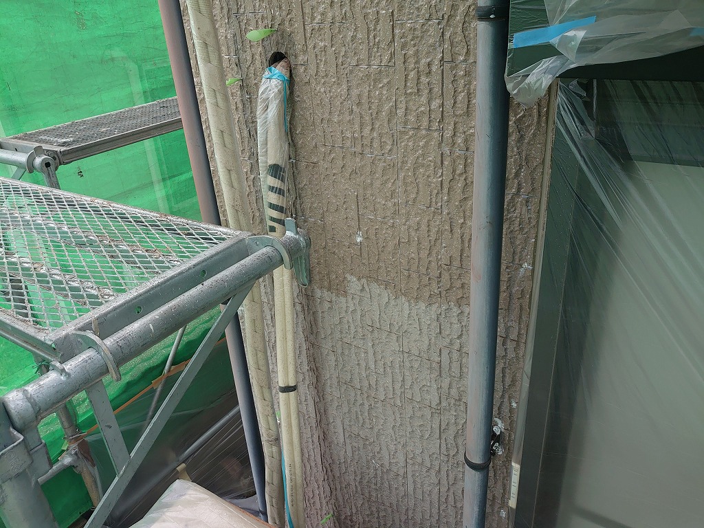 「福山市　外壁塗装　コーキング打ち替え」の画像