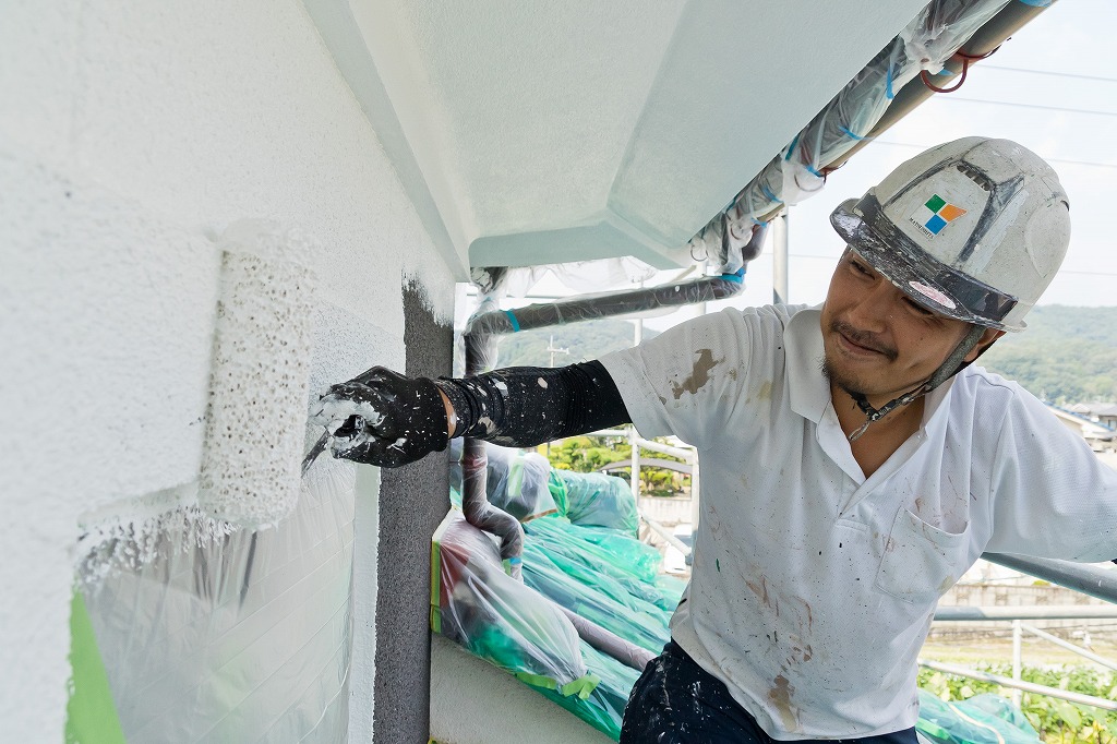 「外壁・屋根の塗装工事の流れ」の画像