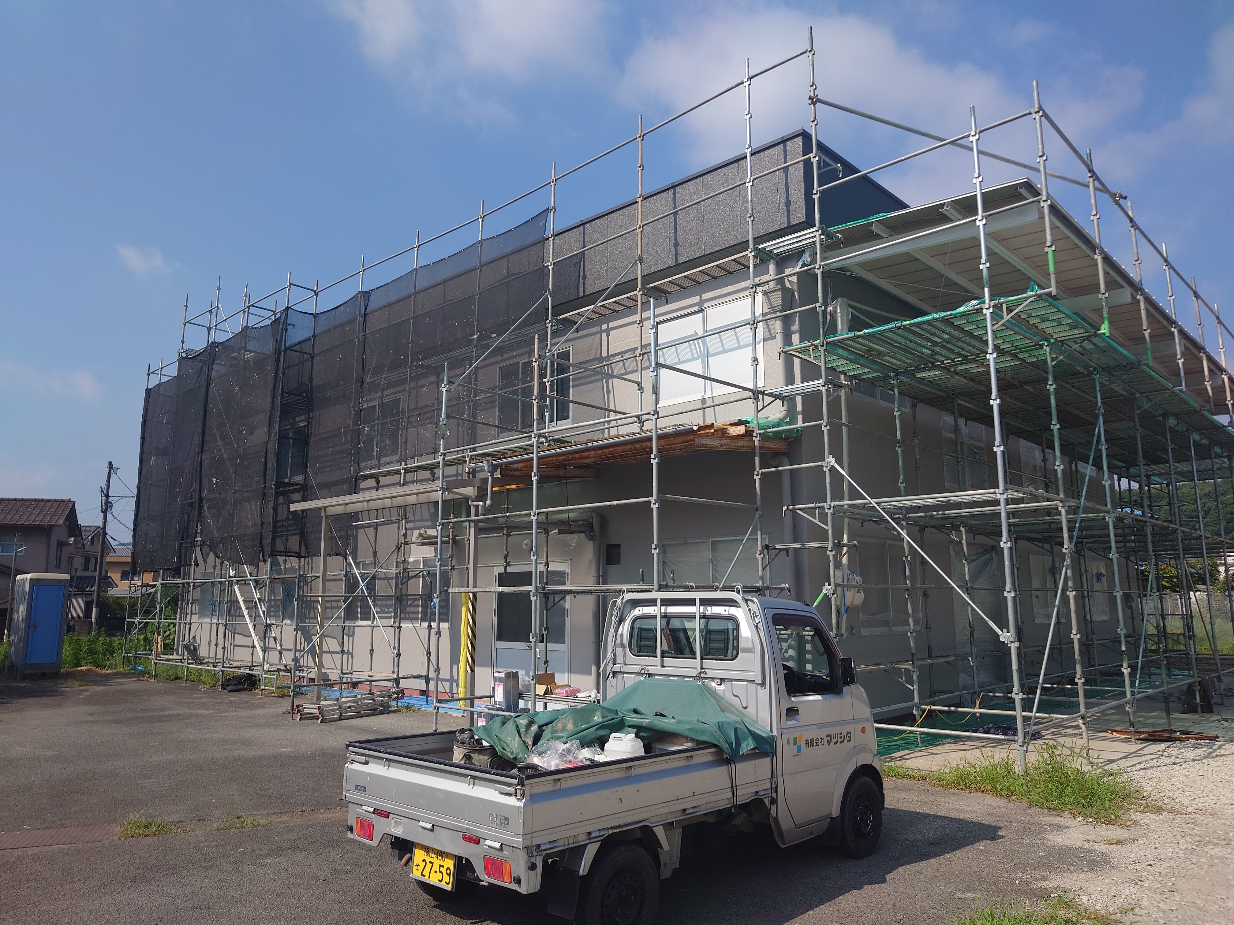 「2025/8月の現場　福山市外壁塗装」の画像